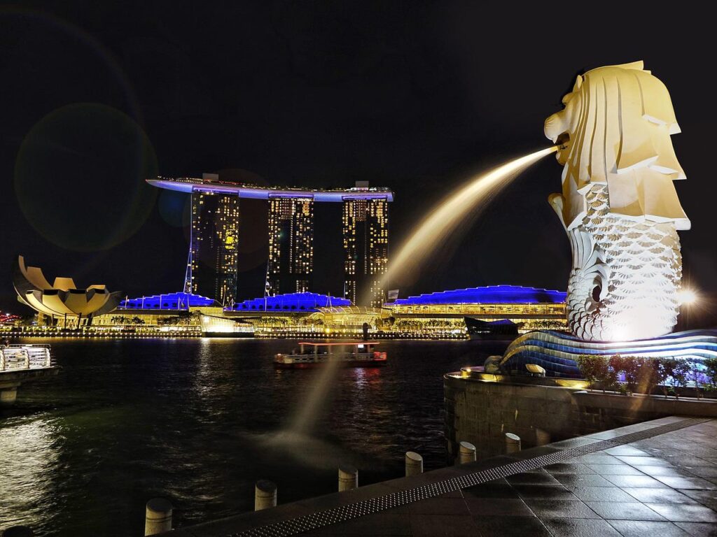 singapore river, merlion, icon-2718300.jpg